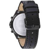 Tommy Hilfiger West Chronograph Black Dial Black Leather Strap Watch For Men - 1791711 Buy Now By Tommy Hilfiger