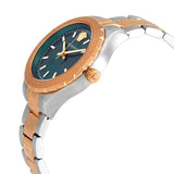 Versace Hellenyium Green Dial Two Tone Steel Strap Watch for Women - V12050015 Buy Now By Versace