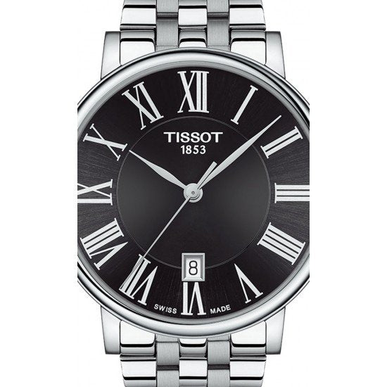 Tissot Carson Premium Black Dial Silver Steel Strap Watch For Men - T122.410.11.053.00 Buy Now By Tissot