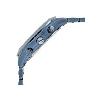 Michael Kors Slim Runway Chronograph Black Dial Blue Steel Strap Watch for Men - MK8918 Buy Now By Michael Kors