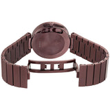 Gucci Interlocking G Quartz Brown Dial Brown Steel Strap Watch for Women - YA133317 Buy Now By Gucci