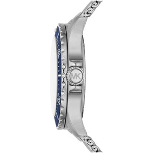 Michael Kors Everest Quartz Blue Dial Silver Mesh Bracelet Watch For Men - MK9082 Buy Now By Michael Kors