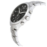 Tissot T Classic Chrono XL Black Dial Silver Steel Strap Watch For Men - T116.617.11.057.01 Buy Now By Tissot