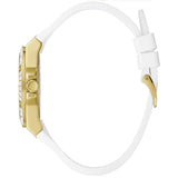 Guess Venus Diamonds White Dial White Rubber Strap Watch for Women - GW0118L5 Buy Now By Guess