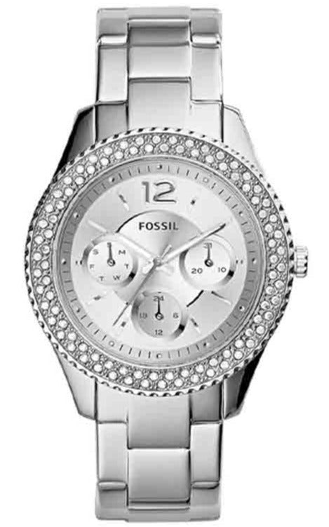 Fossil Stella Silver Dial Silver Steel Strap Watch for Women - ES3588 Buy Now By Fossil