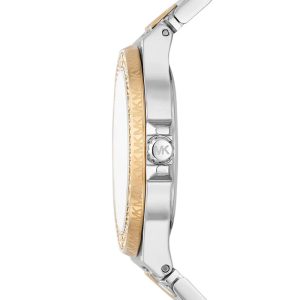 Michael Kors Lennox Three Hand Silver Dial Two Tone Steel Strap Watch For Women - MK7338 Buy Now By Michael Kors