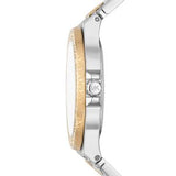 Michael Kors Lennox Three Hand Silver Dial Two Tone Steel Strap Watch For Women - MK7338 Buy Now By Michael Kors