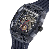 Guess Phoenix Chronograph Black Dial Black Rubber Strap Watch for Men - GW0499G1 Buy Now By Guess