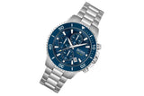 Hugo Boss Admiral Blue Dial Silver Steel Strap Watch for Men - 1513907 Buy Now By Hugo Boss