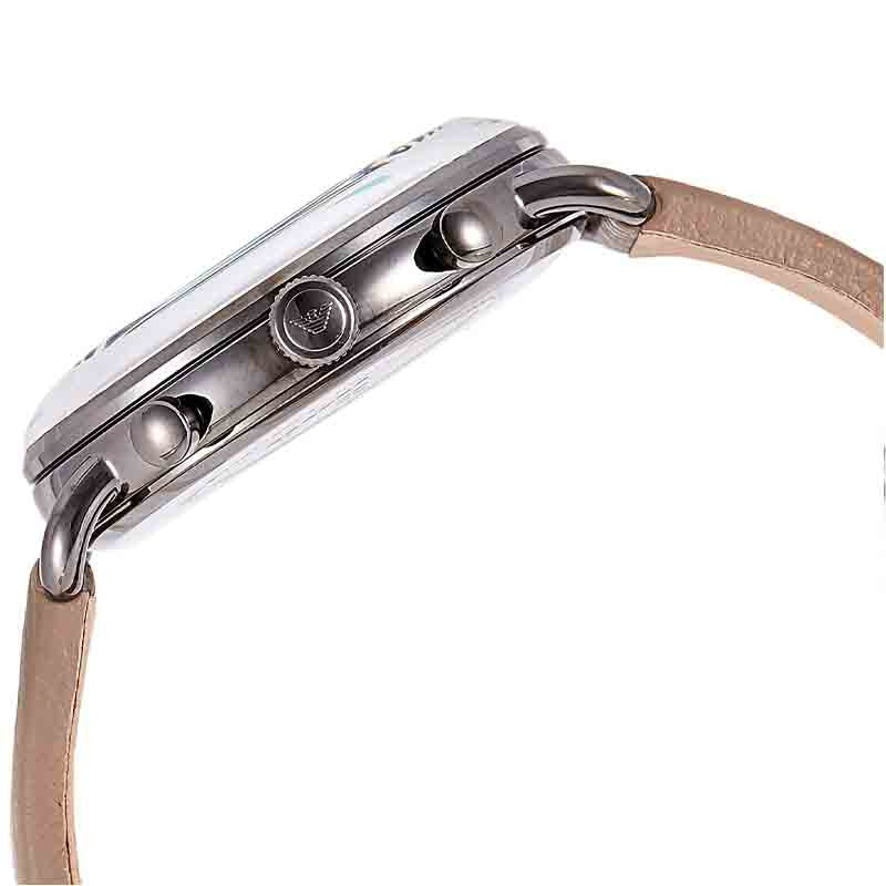 Emporio Armani Aviator Chronograph Quartz Grey Dial Beige Leather Strap Watch For Men - AR11107 Buy Now By Emporio Armani