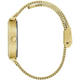 Guess Tapestry Diamonds Gold Dial Gold Mesh Bracelet Watch for Women - GW0354L2 Buy Now By Guess