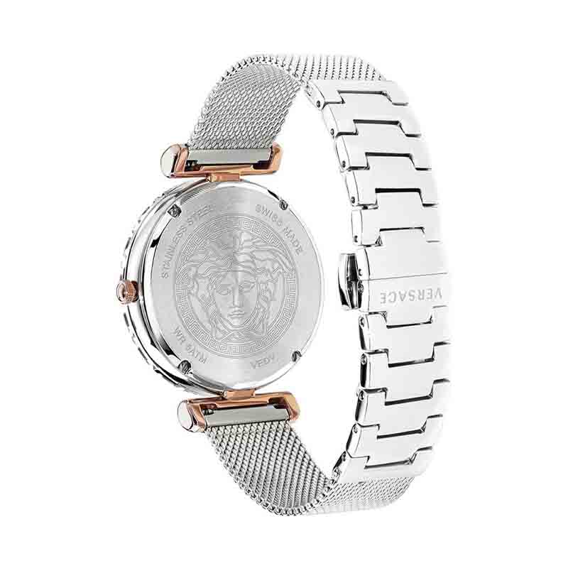 Versace Palazzo Empire Silver Dial Silver Mesh Bracelet Watch for Women - VEDV00419 Buy Now By Versace