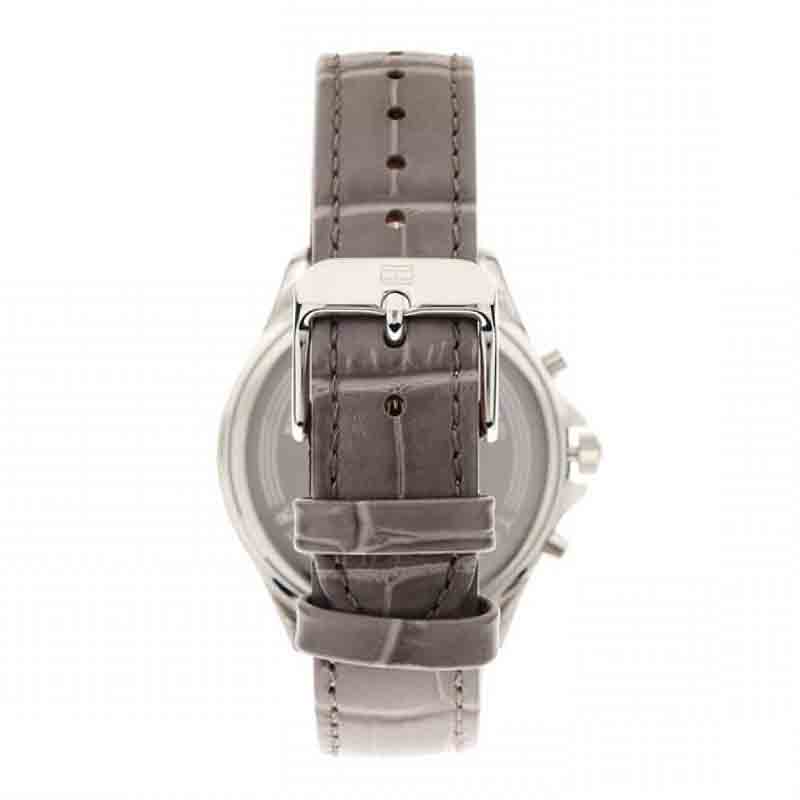 Tommy Hilfiger Ari Diamonds White Dial Grey Leather Strap Watch for Women - 1781980 Buy Now By Tommy Hilfiger