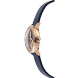Versace Virtus Quartz Blue Dial Blue Leather Strap Watch for Women - VEHC00419 Buy Now By Versace