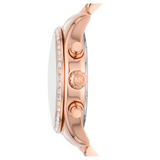 Michael Kors Lexington Chronograph Rose Gold Dial Rose Gold Steel Strap Watch for Women - MK7242 Buy Now By Michael Kors