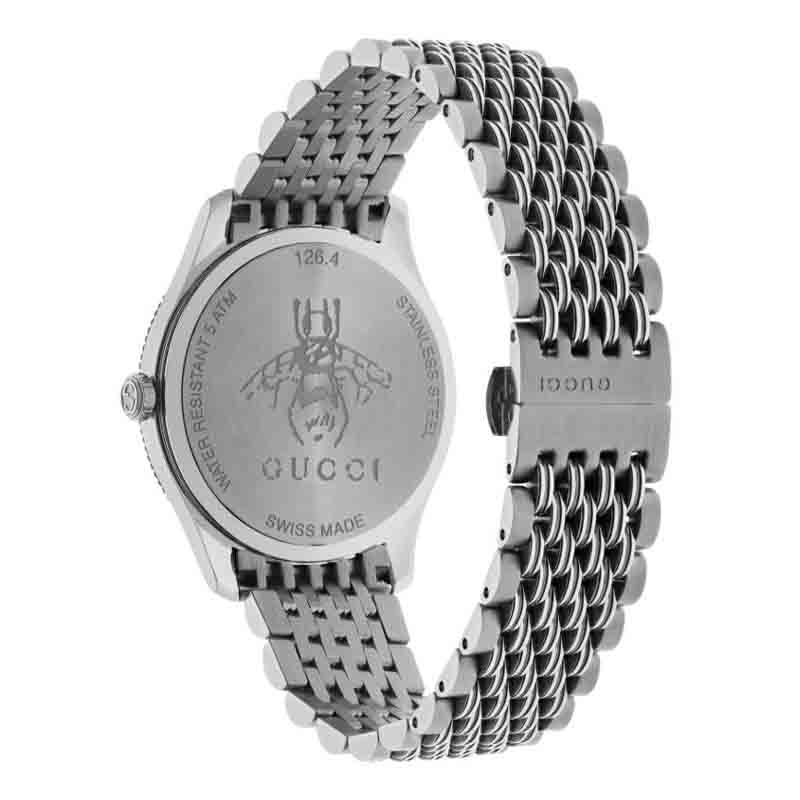 Gucci G Timeless Quartz Silver Dial Silver Steel Strap Watch For Women - YA1264153 Buy Now By Gucci