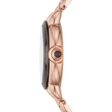 Emporio Armani Mia Quartz Brown Dial Rose Gold Steel Strap Watch For Women - AR11570 Buy Now By Emporio Armani