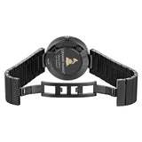 Gucci Interlocking G Quartz Gold Dial Black Steel Strap Watch For Women - YA133314 Buy Now By Gucci