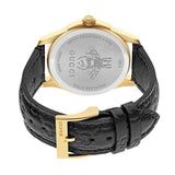 Gucci G Timeless Quartz Black Dial Black Leather Strap Watch For Women - YA1264034A Buy Now By Gucci