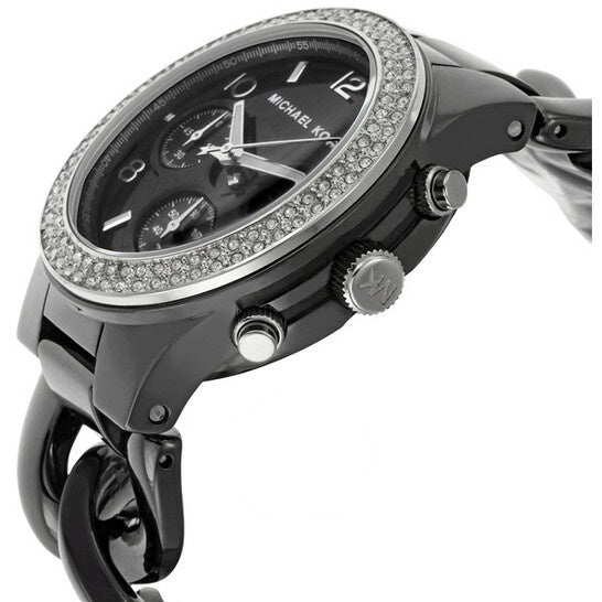 Michael Kors Ceramic Black Dial Black Steel Strap Watch for Women - MK5388 Buy Now By Michael Kors