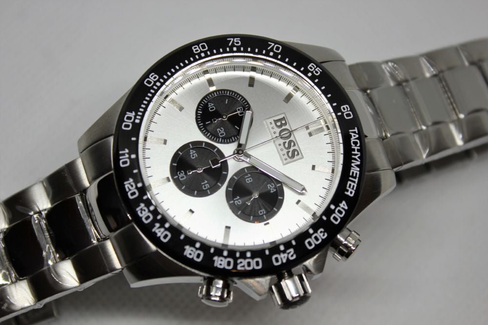 Hugo Boss Ikon White Dial Silver Steel Strap Watch for Men - 1512964 Buy Now By Hugo Boss