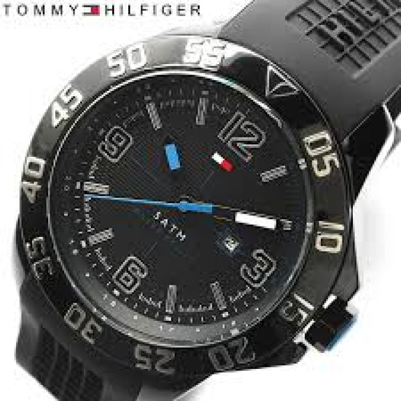 Tommy Hilfiger Sport Multifunction Black Dial Black Rubber Strap Watch for Men - 1790983 Buy Now By Tommy Hilfiger