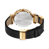Versace Palazzo Empire Greca Black Dial Black Leather Strap Watch for Women - VEDV00119 Buy Now By Versace