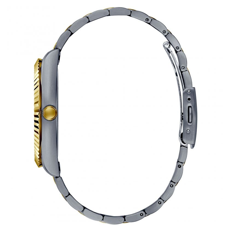 Guess Connoisseur Green Dial Two Tone Steel Strap Watch for Men - GW0265G8 Buy Now By Guess