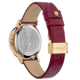 Versace Virtus White Dial Red Leather Strap Watch for Women - VEHC00219 Buy Now By Versace