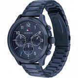 Tommy Hilfiger Asher Chronograph Blue Dial Blue Steel Strap Watch For Men - 1791853 Buy Now By Tommy Hilfiger