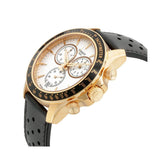 Tissot V8 Quartz Chronograph White Dial Black Rubber Strap Watch For Men - T106.417.36.031.00 Buy Now By Tissot