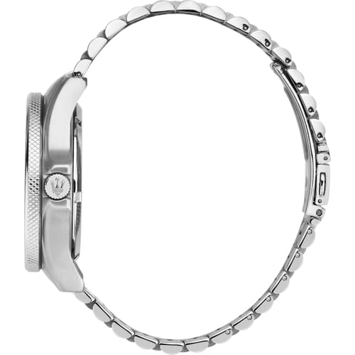 Maserati SFIDA Automatic Skeleton Blue Dial Silver Steel Strap Watch For Men - R882314001 Buy Now By Maserati