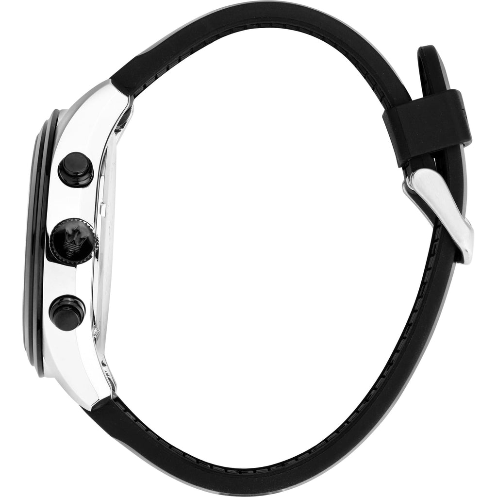 Maserati Traguardo Chronograph Yellow Dial Black Silicone Strap Watch For Men - R8871612045 Buy Now By Maserati