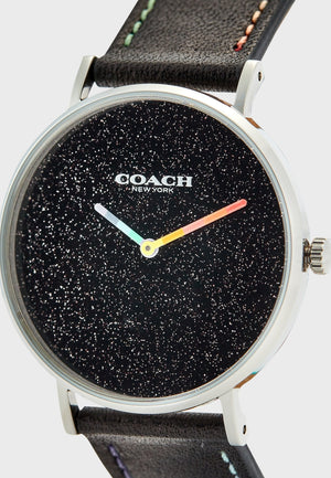 Coach Perry Black Dial Black Leather Strap Watch for Women - 14503033 Buy Now By Coach