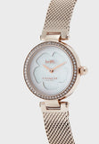 Coach Park Mother of Pearl Dial Rose Gold Mesh Bracelet Watch for Women - 14503511 Buy Now By Coach