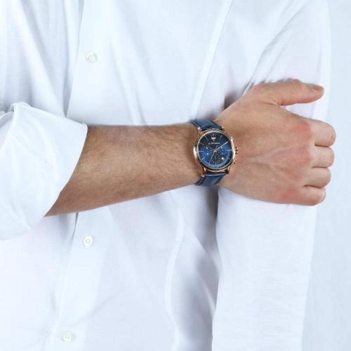 Maserati Epoca Blue Dial Leather Blue Strap Watch For Men - R8871618007 Buy Now By Maserati