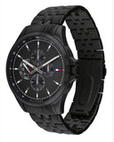 Tommy Hilfiger Shawn Quartz Black Dial Black Steel Strap Watch for Men - 1791611 Buy Now By Tommy Hilfiger