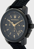 Maserati Successo Black Dial Black Rubber Strap Watch For Men - R8871621011 Buy Now By Maserati