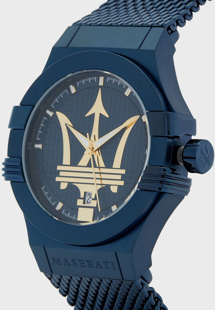 Maserati Potenza Blue Dial Edition 42mm Mesh Bracelet Watch For Men - R8853108008 Buy Now By Maserati