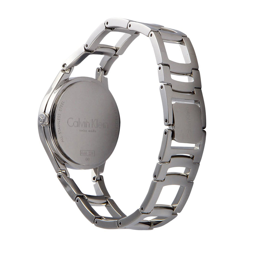 Calvin Klein Class White Dial Silver Steel Strap Watch for Women - K6R23126 Buy Now By Calvin Klein