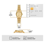 Michael Kors Lexington Analog Gold Dial Gold Steel Strap Watch for Women - MK4741 Buy Now By Michael Kors