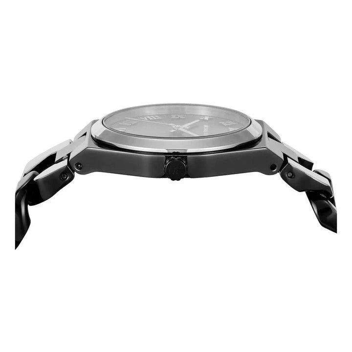 Michael Kors Lennox Analogue Black Dial Two Tone Steel Strap Watch for Women - MK7502 Buy Now By Michael Kors