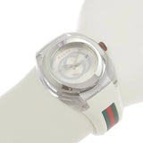 Gucci Sync XXL White Dial White Rubber Strap Watch For Men - YA137102 Buy Now By Gucci