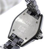 Chanel J12 Diamonds Black Dial Black Steel Strap Watch for Women - J12 H2569