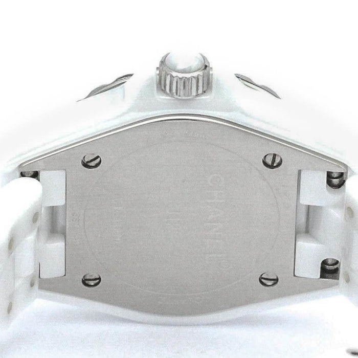 Chanel J12 Quartz Diamonds White Dial White Steel Strap Watch for Women - J12 H3110 Buy Now By Chanel
