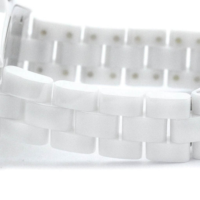 Chanel J12 Quartz Diamonds White Dial White Steel Strap Watch for Women - J12 H3110 Buy Now By Chanel