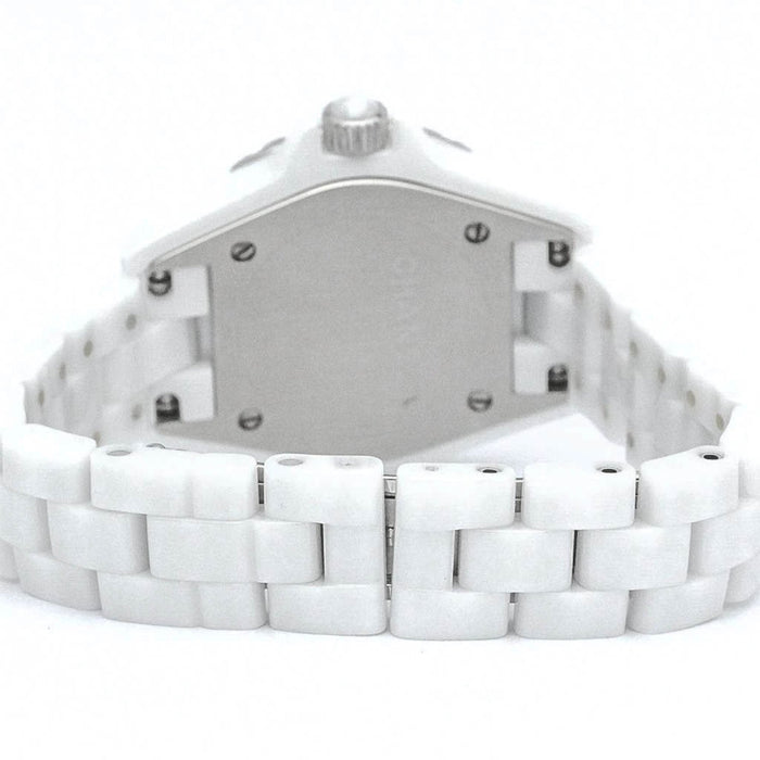 Chanel J12 Quartz Diamonds White Dial White Steel Strap Watch for Women - J12 H3110 Buy Now By Chanel