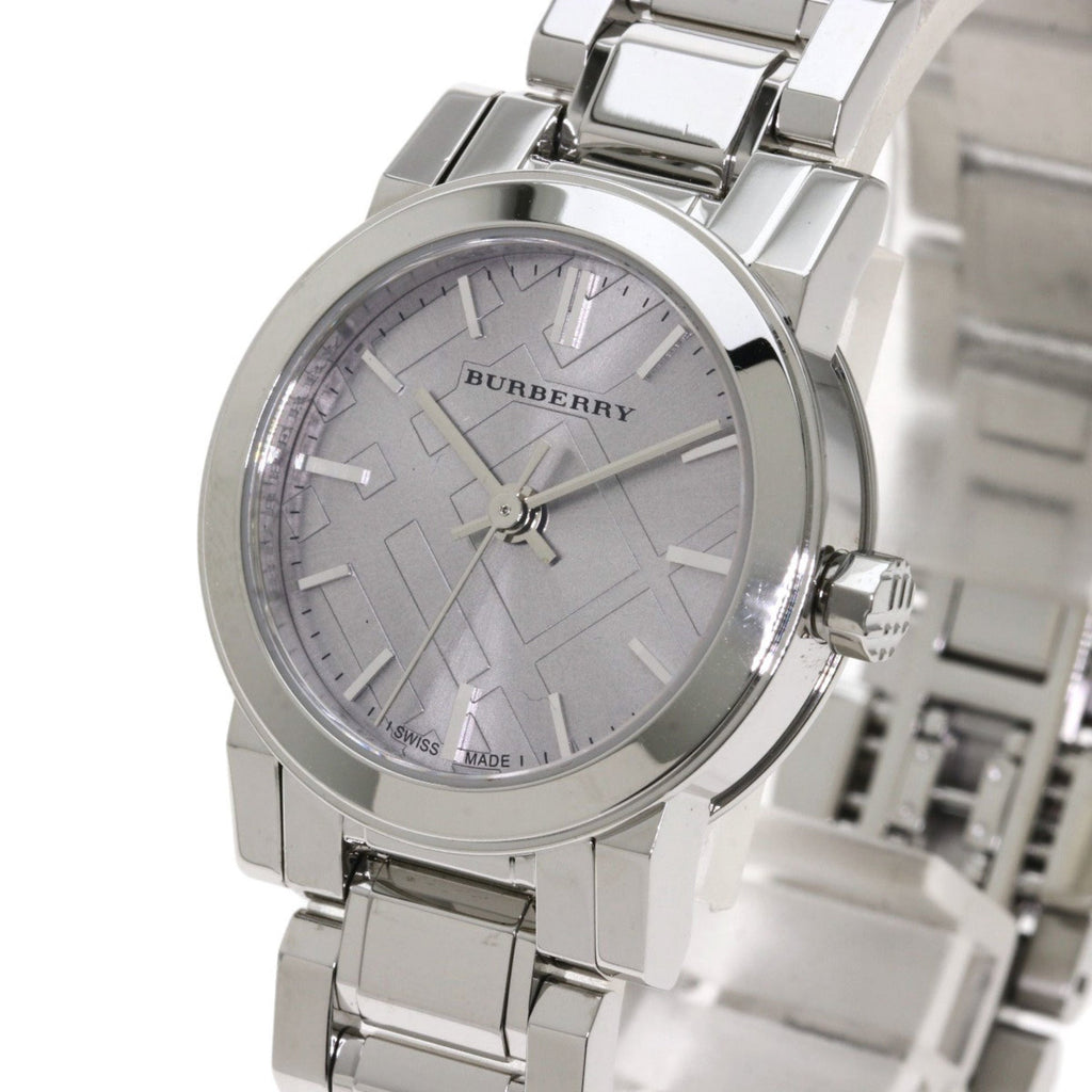 Burberry The City Diamonds Silver Dial Silver Steel Strap Watch for Women - BU9229 Buy Now By Burberry