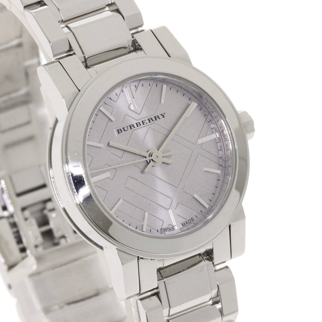 Burberry The City Diamonds Silver Dial Silver Steel Strap Watch for Women - BU9229 Buy Now By Burberry