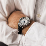 Tissot Carson Premium Silver Dial Black Leather Strap Watch For Men - T122.410.16.033.00 Buy Now By Tissot